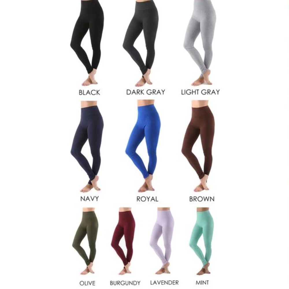 Highwaisted Breathable Cotton Leggings - Picture 7 of 7